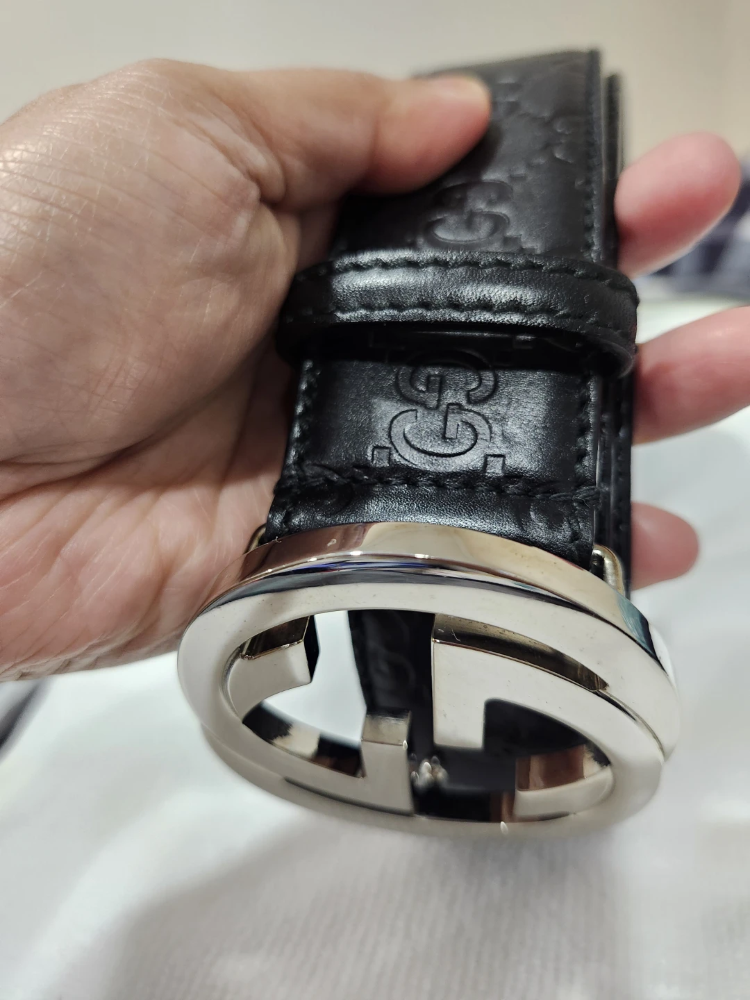 Gucci Black Leather Belt - photo 2