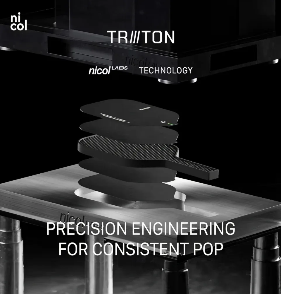 Pickleball Paddle by Nicol 2025 Triton set of 2(NEW) image indicator(6)