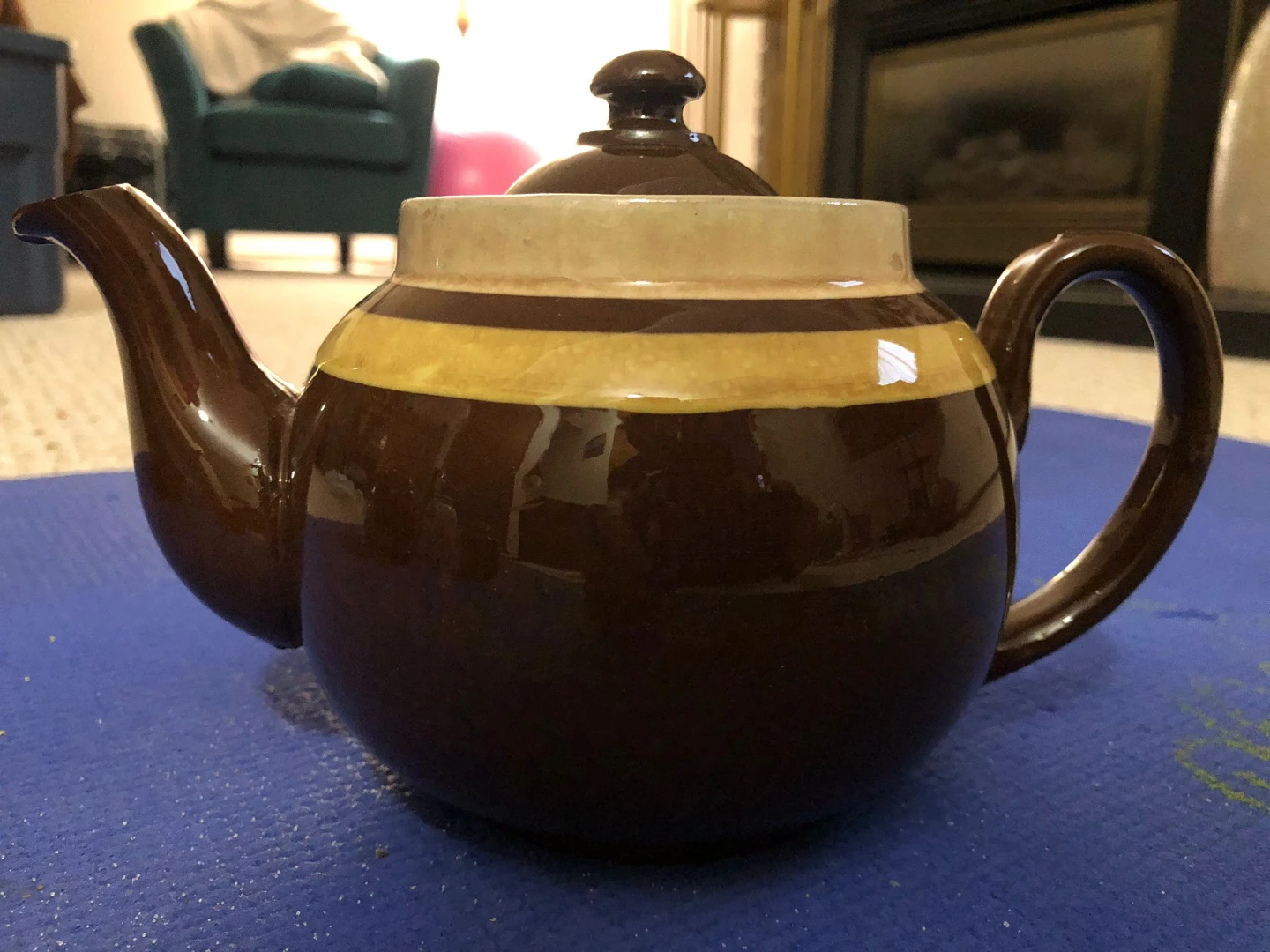 Vintage Brown Teapot - photo 4
