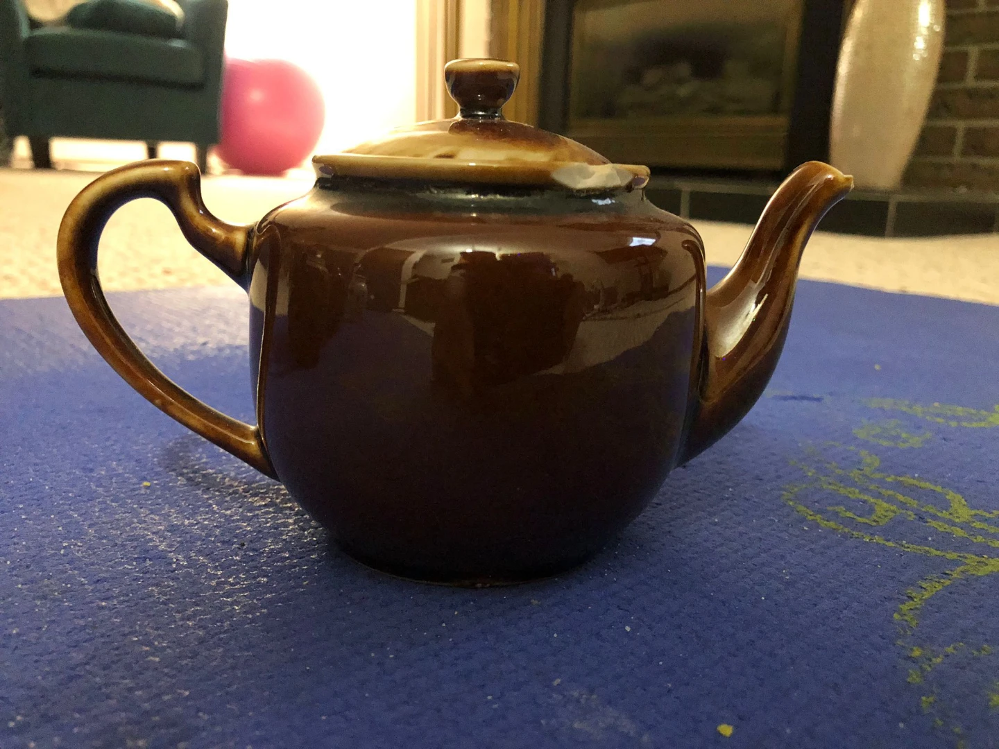 Vintage Brown Teapot - photo 5