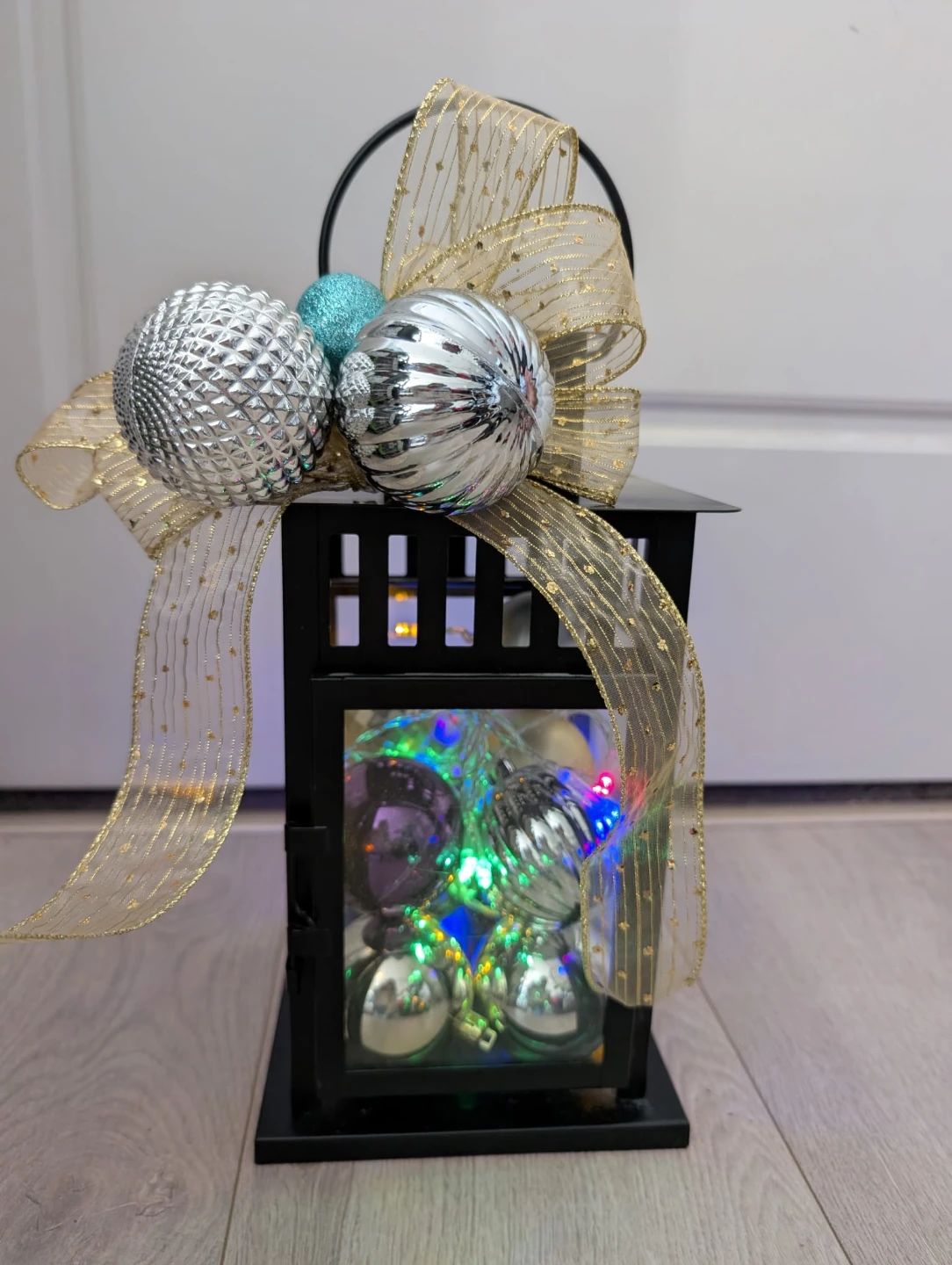 Christmas Lantern With LED Lights