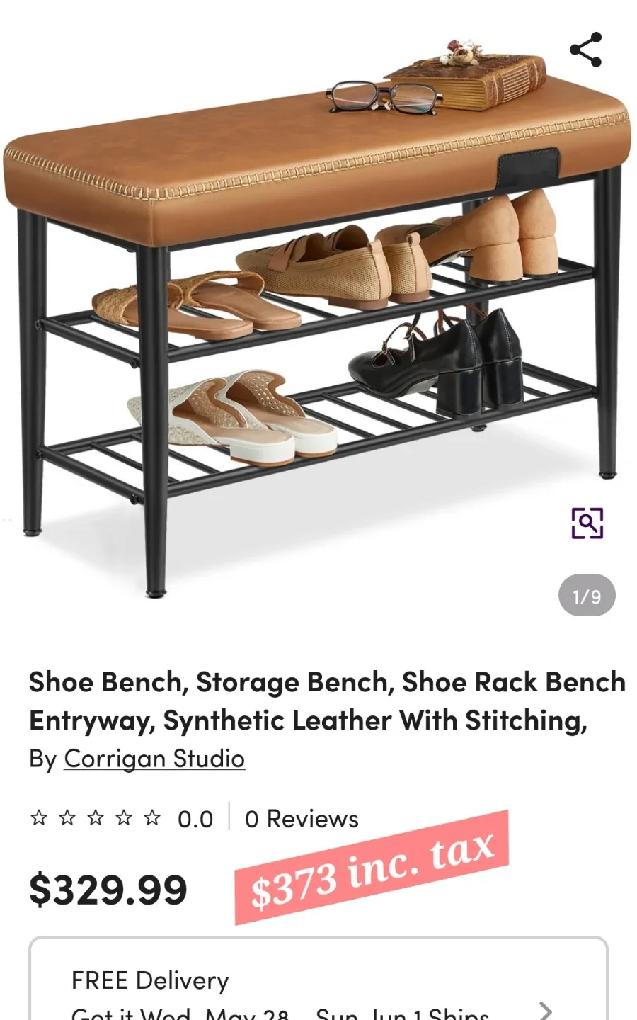 3-level 40' Leather Padded Bench Storage *new image indicator(4)