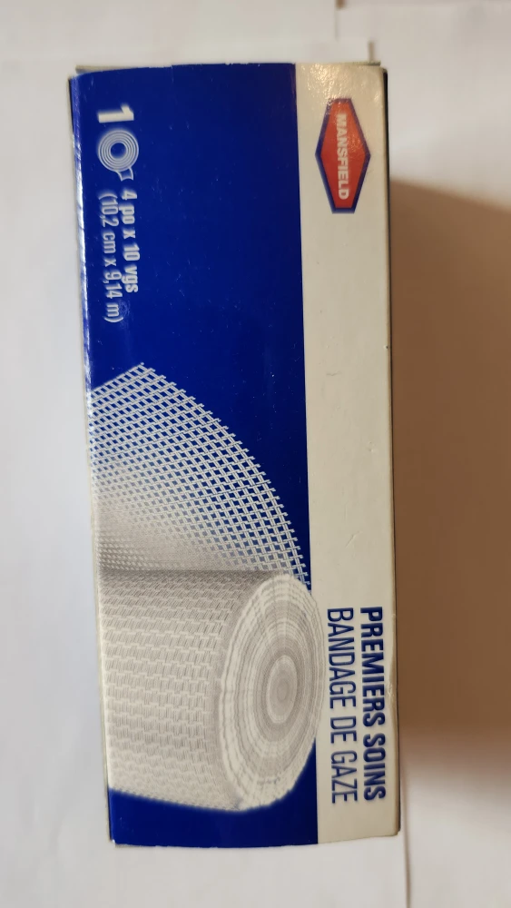 Mansfield Premiers Soins Gauze Bandage 4" x 10 yds - photo 2