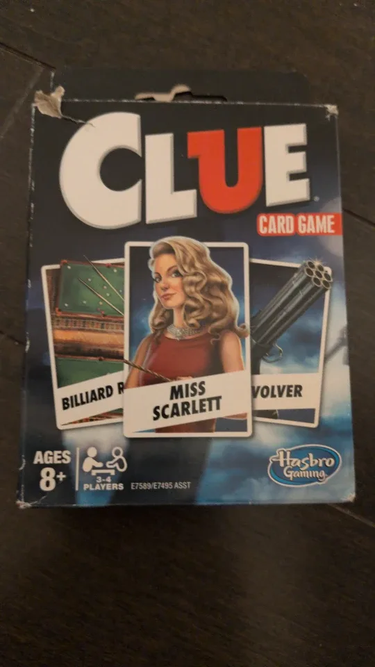 Clue Card Game - Classic Mystery