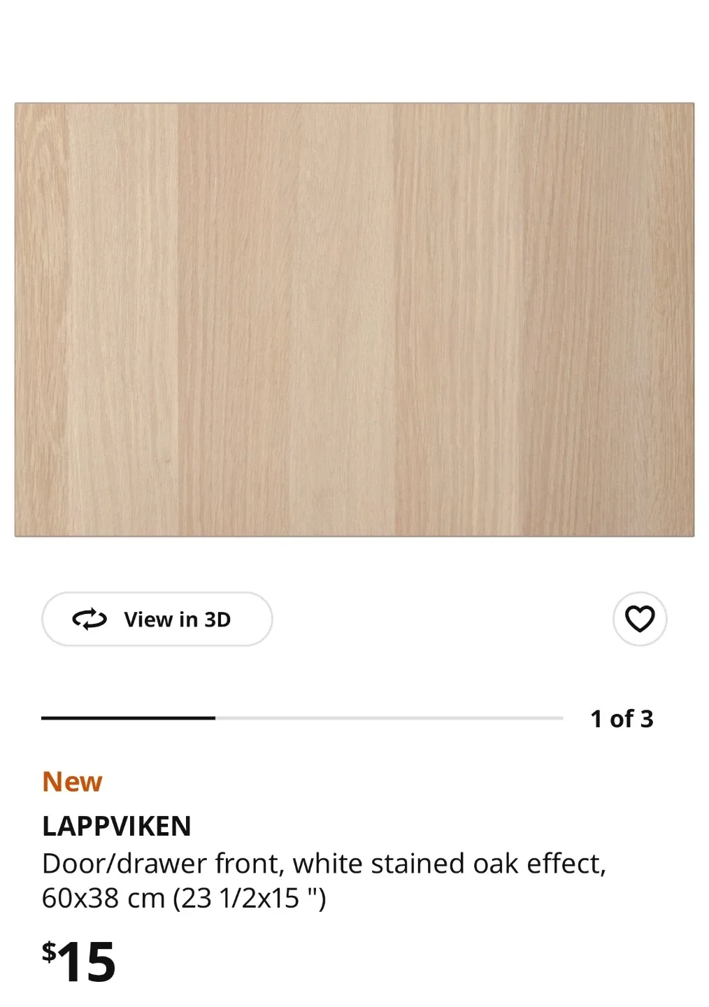 IKEA BESTA Frame, White Stained Oak 3 Units image indicator(6)