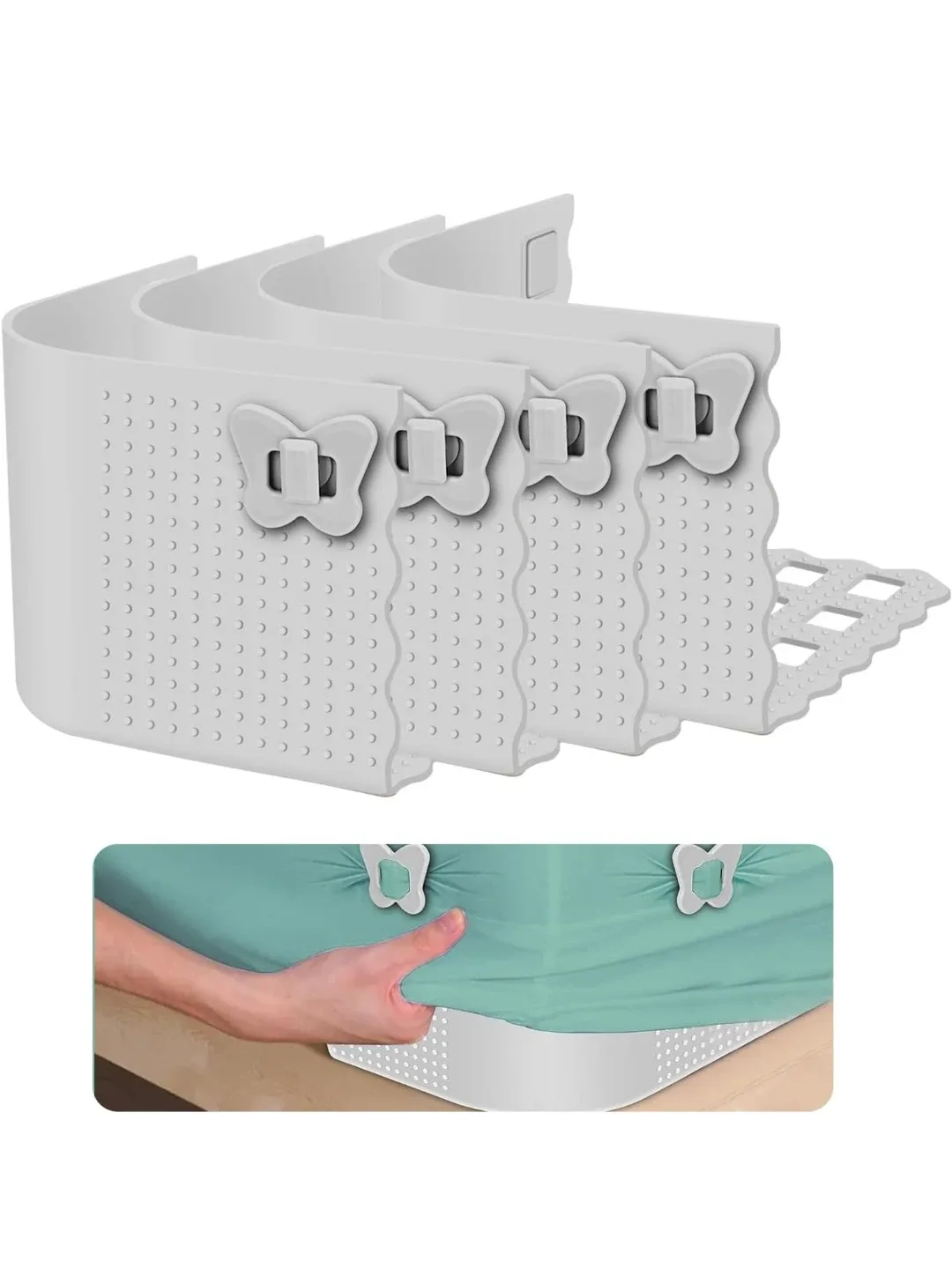 Bed Sheet Holder Straps - Say Goodbye to Messy Sheets! thumbnail