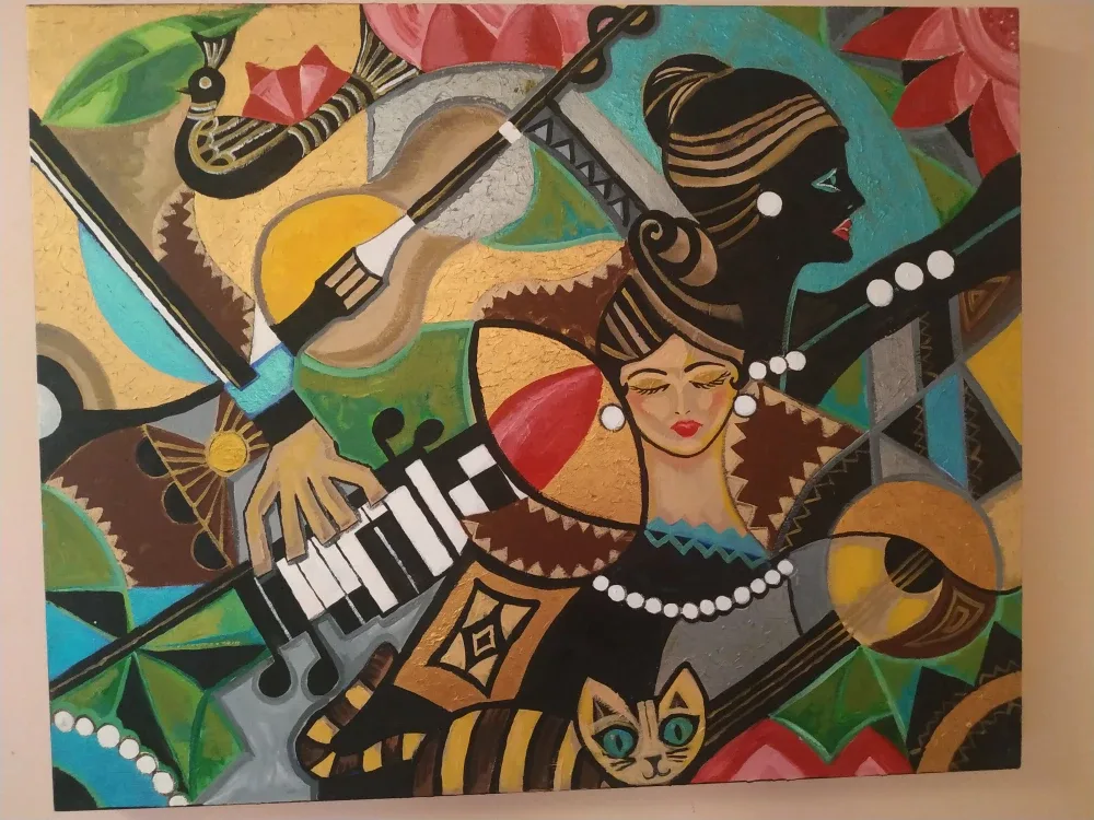 $20 off Abstract 1 Original Painting 1 (24x30 Inches) image indicator(8)