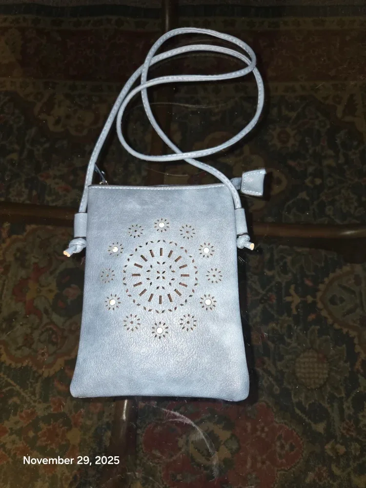 Boho Vegan Leather Cross Body Bag