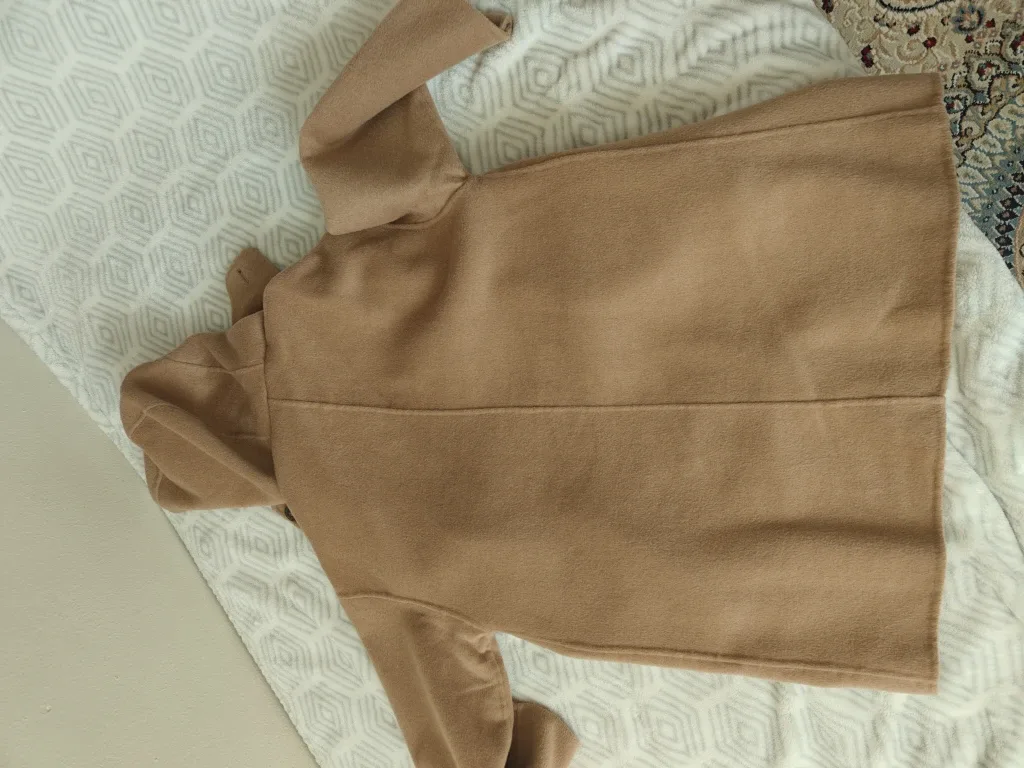 Zara Kids Beige Hooded Coat - Size 11-12 (CM 152) image indicator(4)