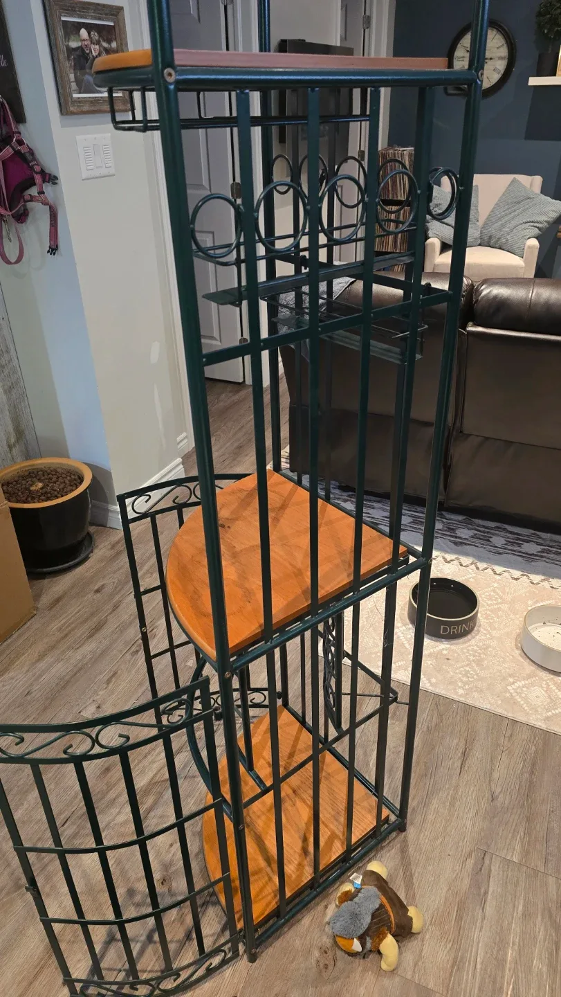 Corner Shelf with Wood Shelves image indicator(2)