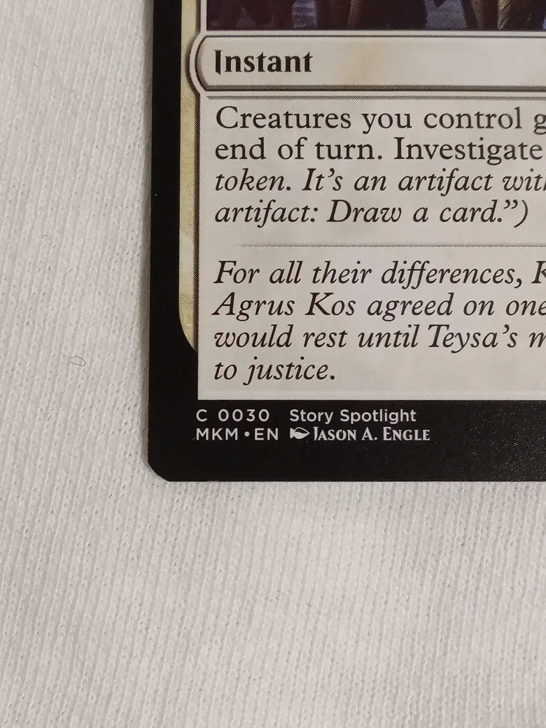 Magic The Gathering 'On the Job' Card image indicator(5)