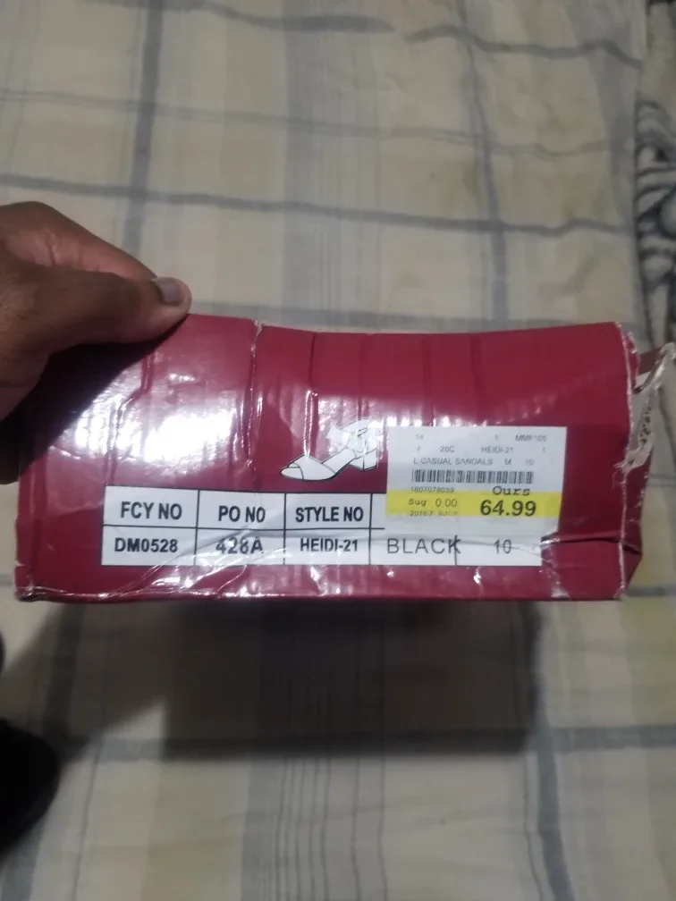 Breckelle's Black Heeled Sandals, Size 10 image indicator(7)