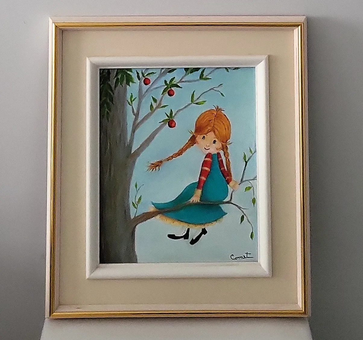 Original art signed "Cornet" Anne of Green Gables Style image indicator(7)