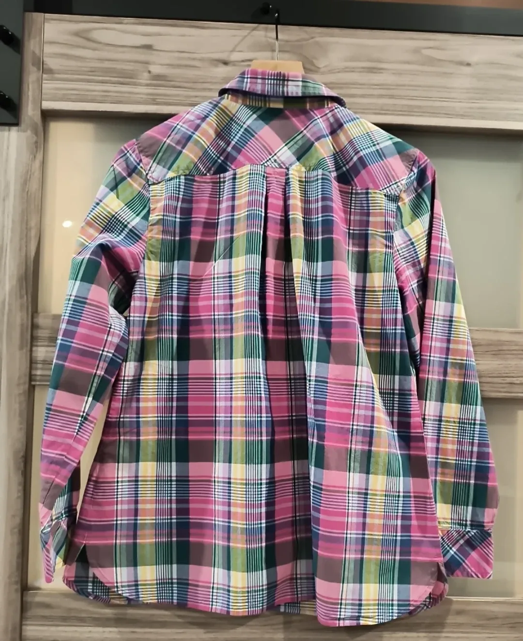 Talbots Plaid Button-Down Shirt - Size M image indicator(5)