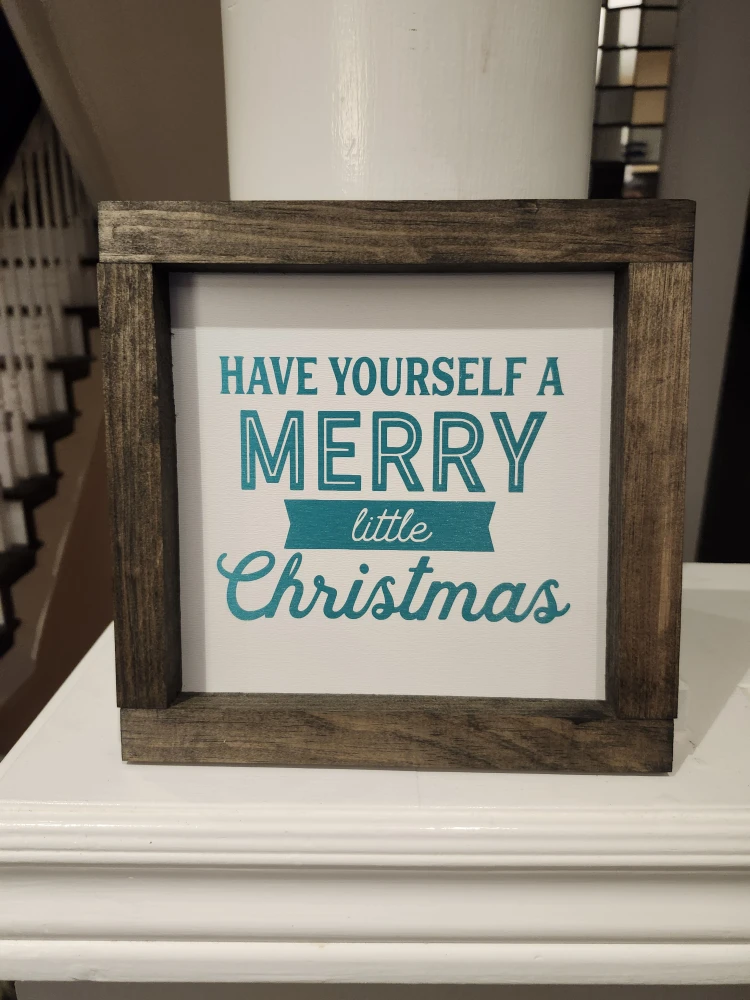 Christmas Wall Decor - 'Merry Little Christmas'