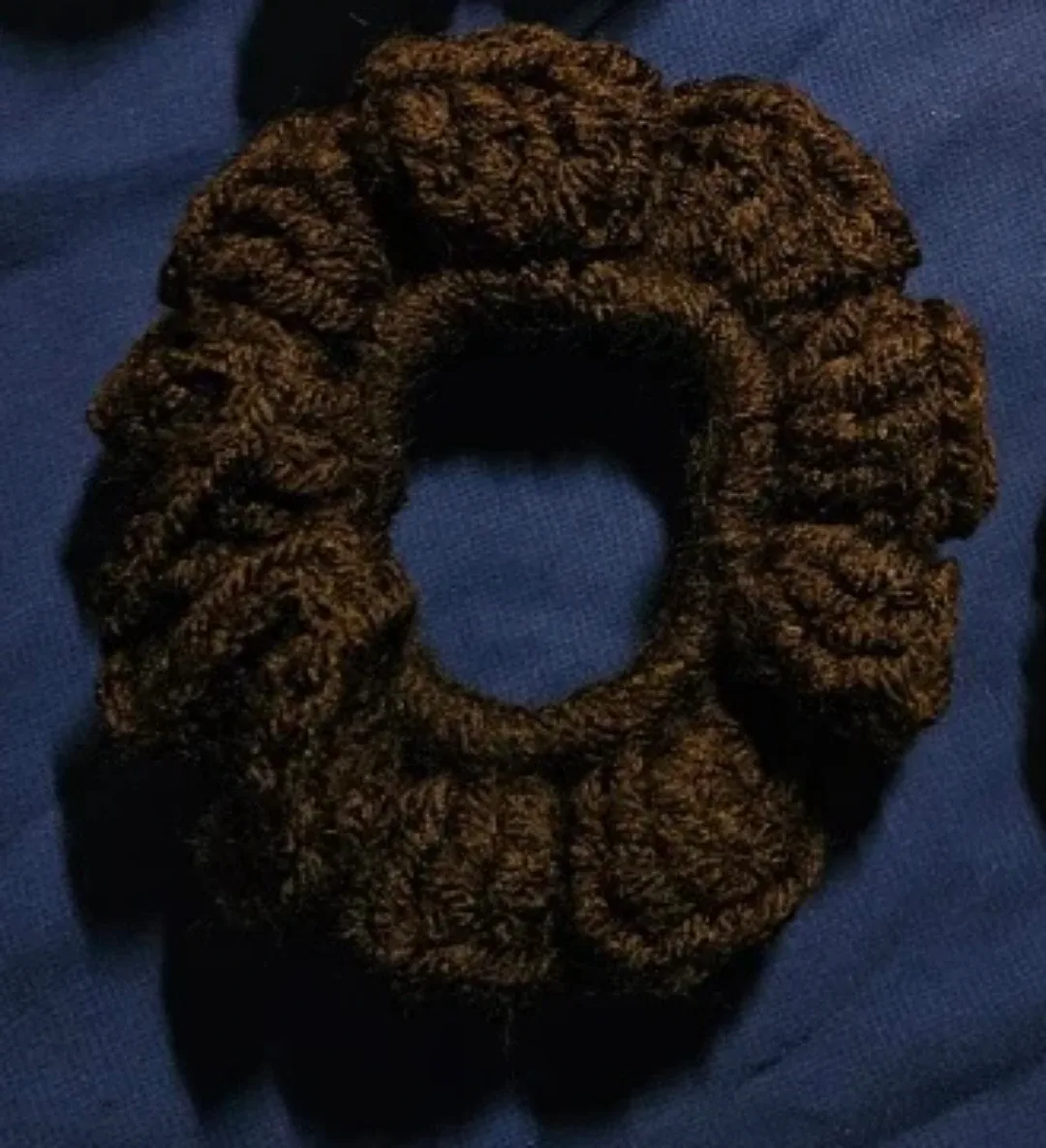 Brown Scrunchie