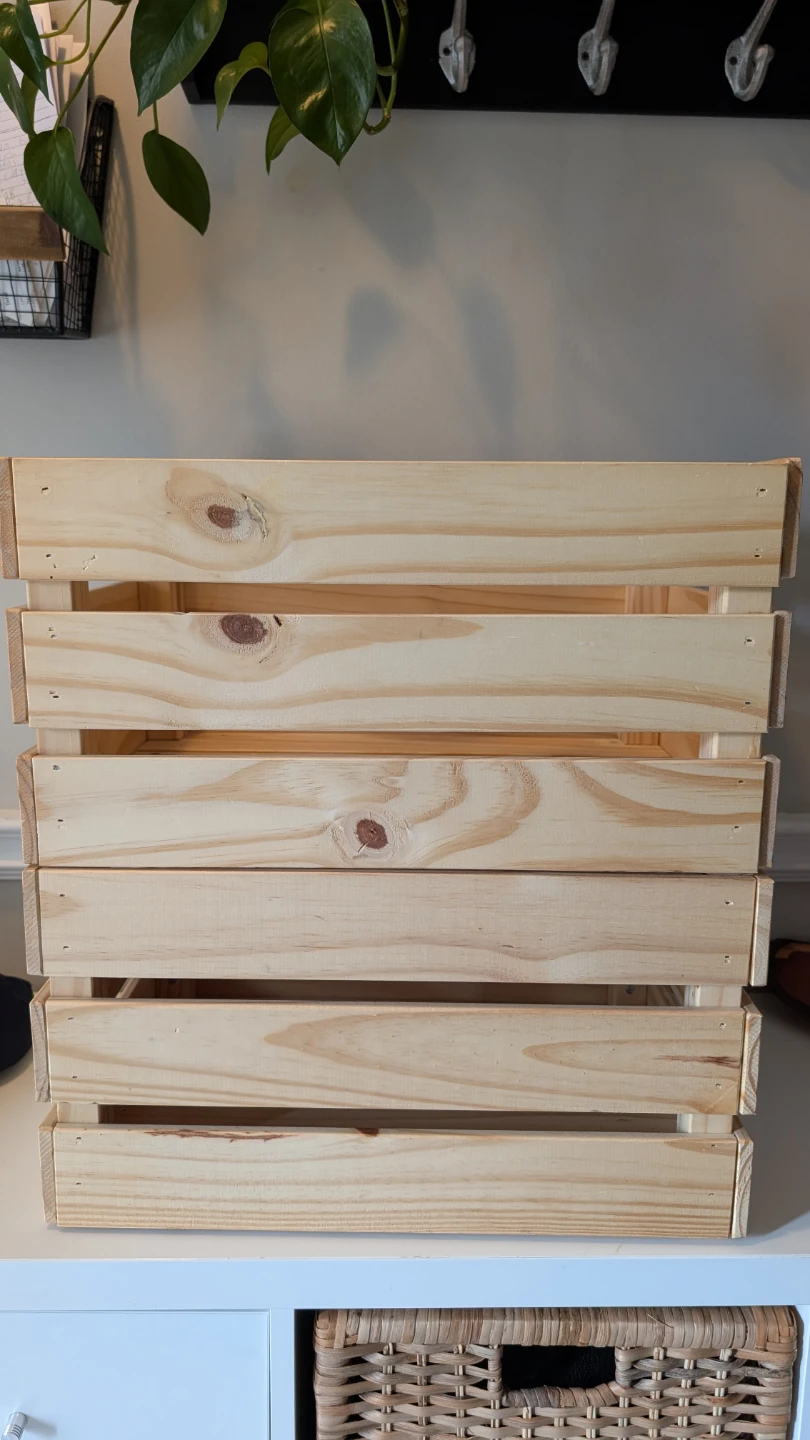 IKEA KNAGGLIG Box, Pine, 46x31x25 cm - photo 2
