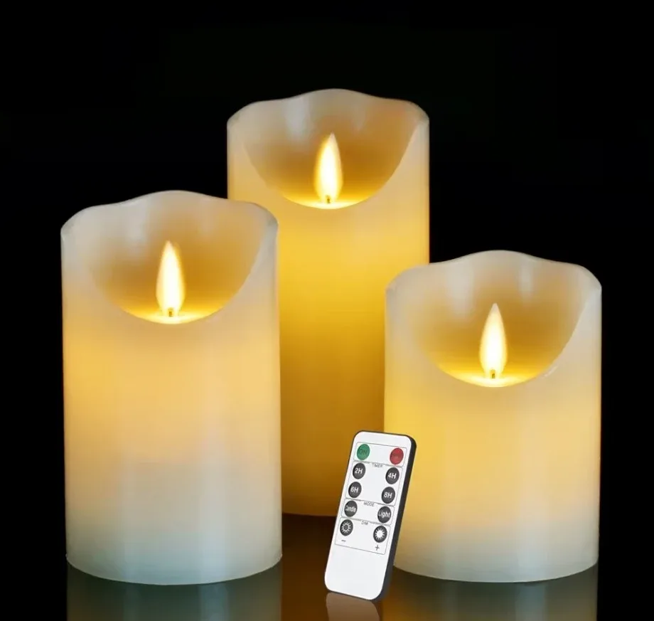 Flameless LED Candles with Remote image indicator(2)