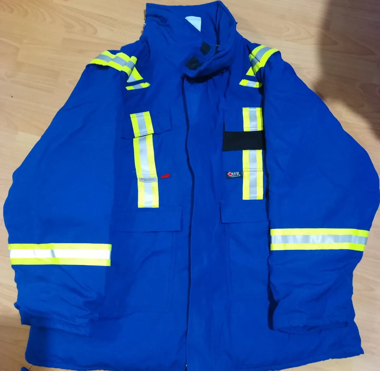 IFR Workwear Blue & Black Safety Jacket - Size 2XL
