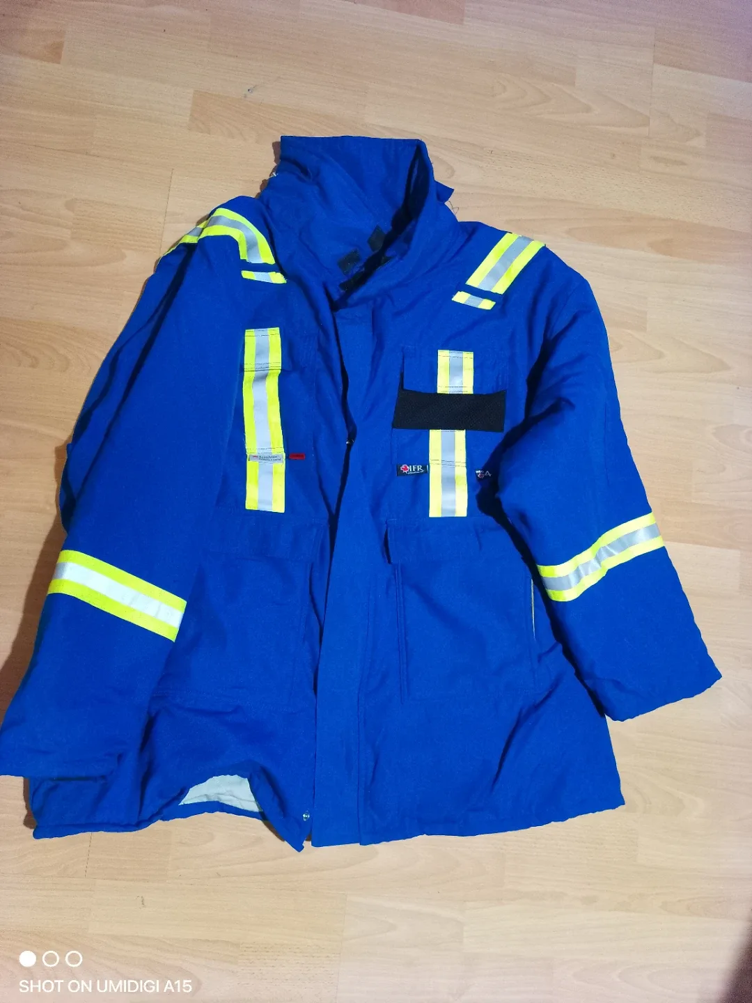 IFR Workwear Blue & Black Safety Jacket - Size 2XL image indicator(7)
