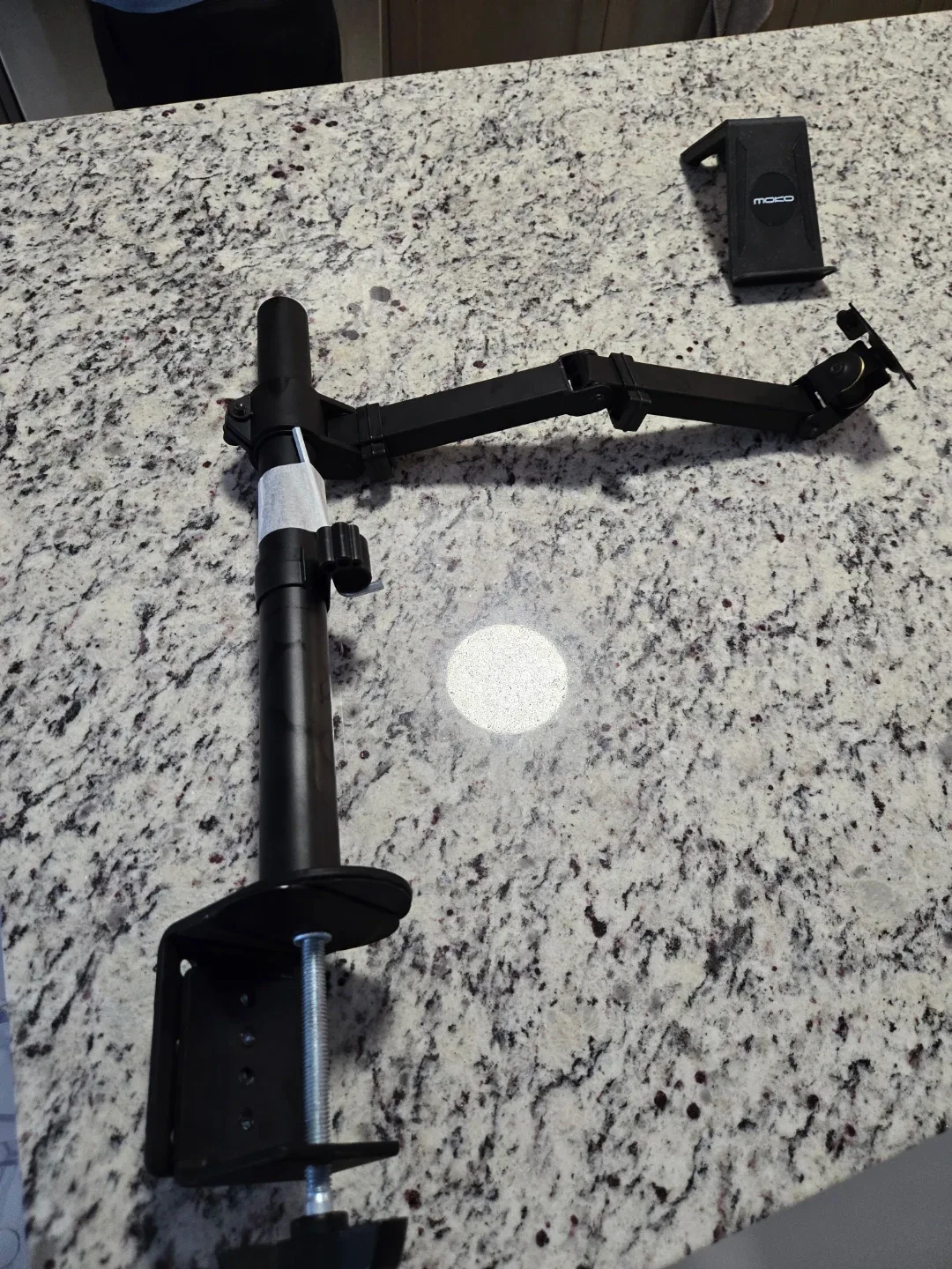 VIVO Single Monitor Arm Desk Mount - Black image indicator(5)