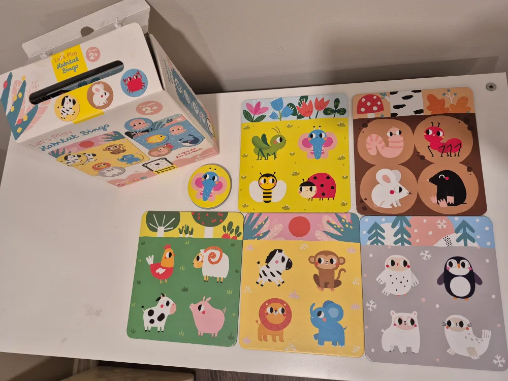 Banana Panda Let's Play Habitat Bingo - Ages 2+ image indicator(4)