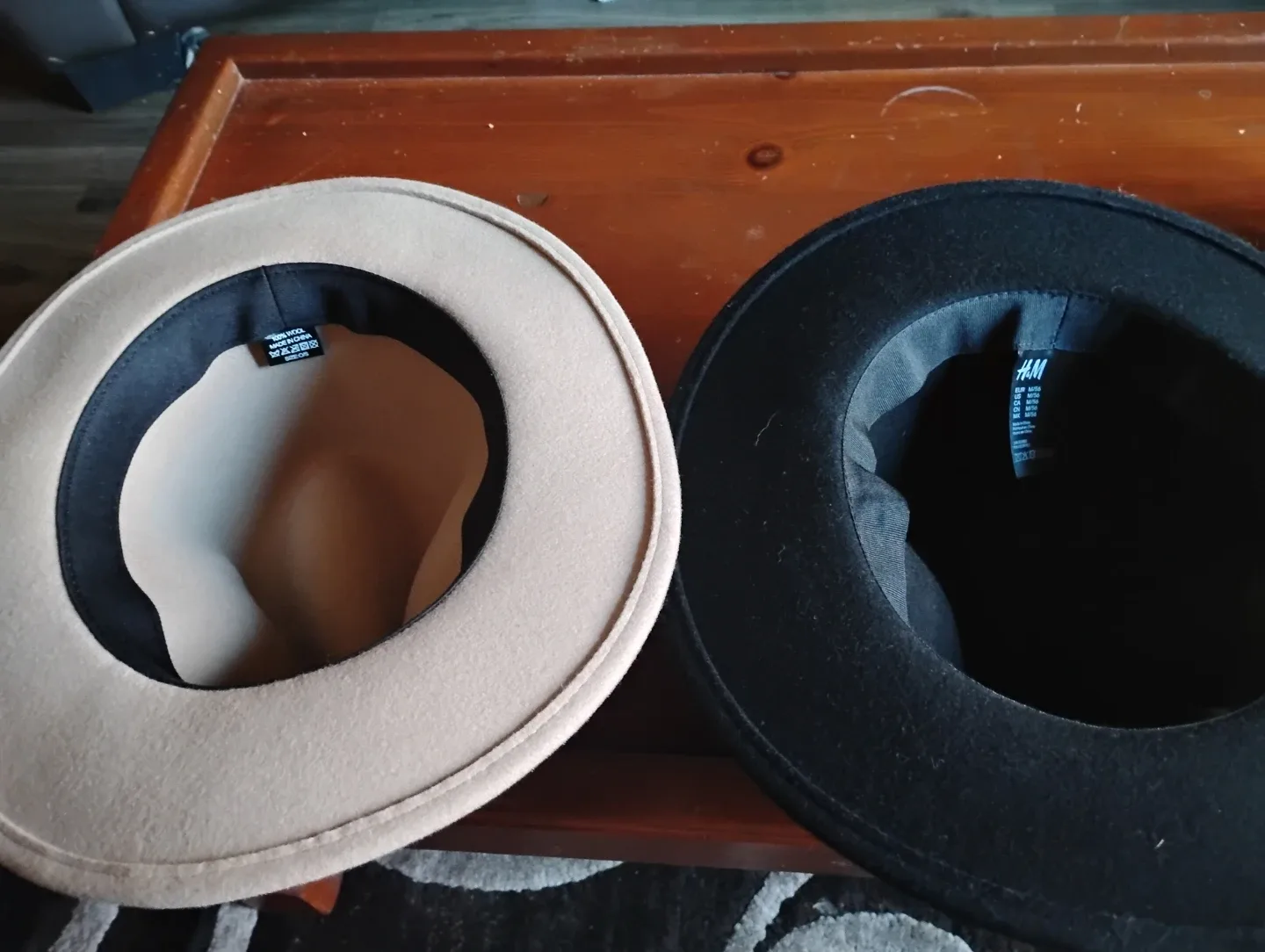 H&M Fedora Hats - Beige & Black image indicator(2)