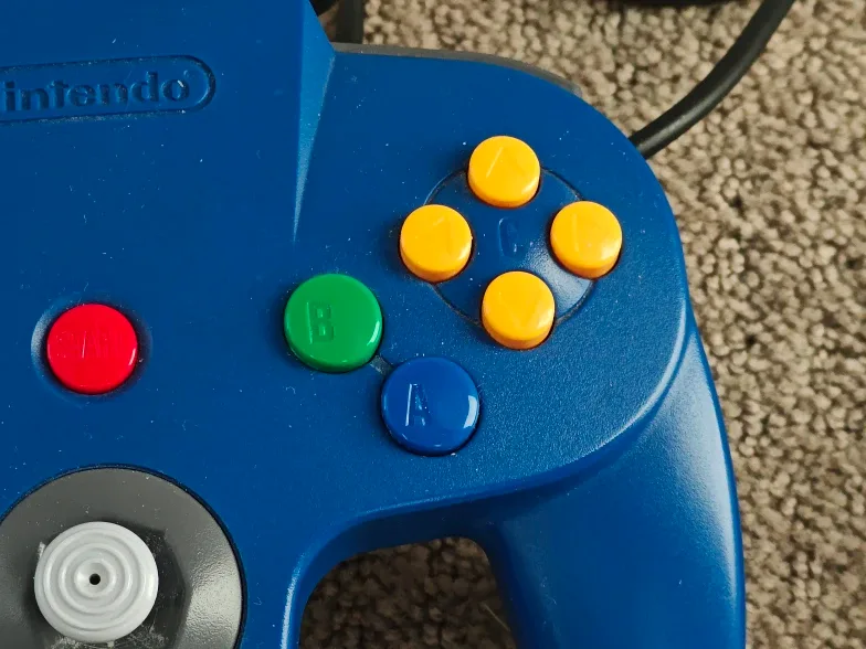 NUS-005 - OEM N64 Controller for Console - Nintendo 64 Blue image indicator(3)