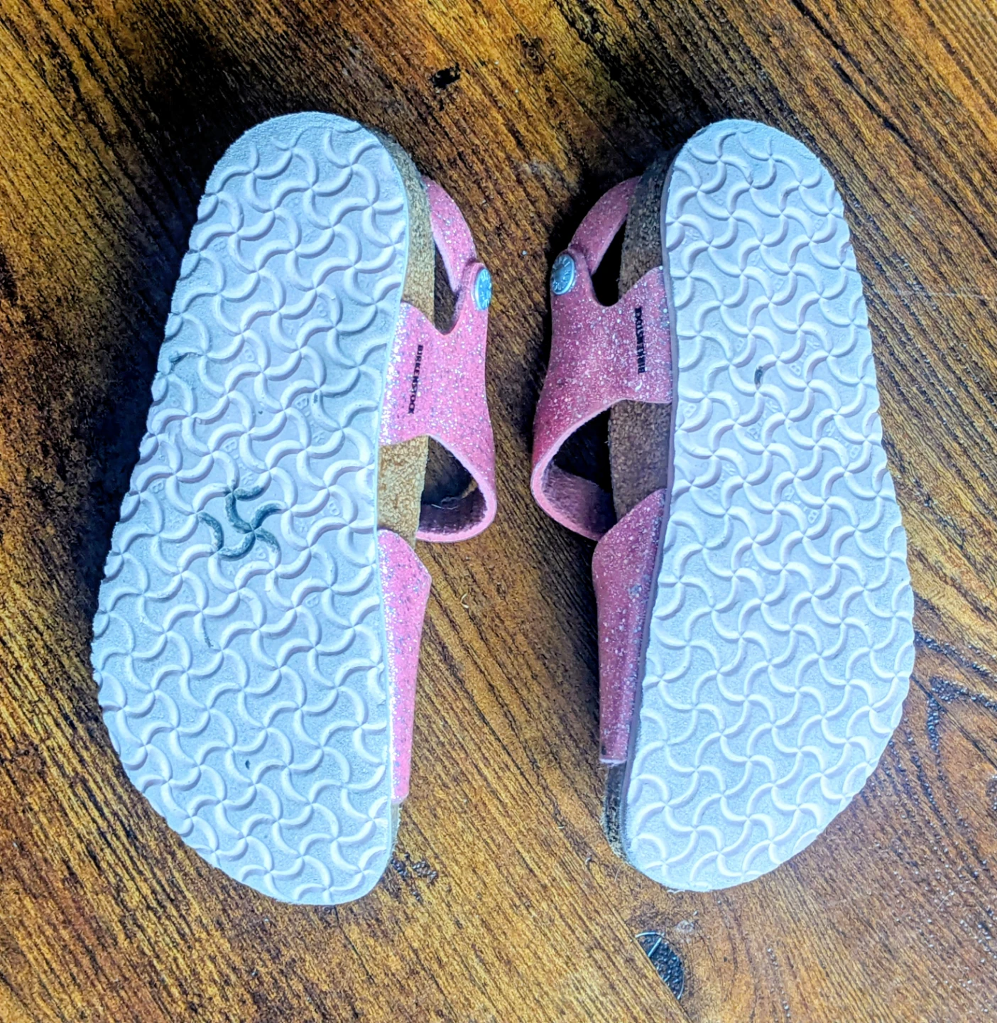 Birkenstock Pink Glitter Sandals Size 36 - photo 4