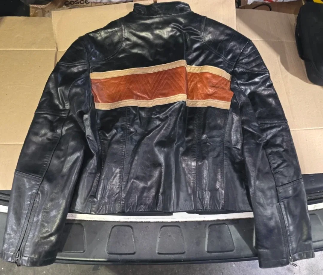 James y John Extasy Black Leather Jacket image indicator(2)