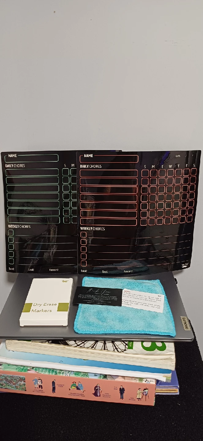 Mr. Pen- Magnetic Dry Eraser Chore Board Set - photo 2