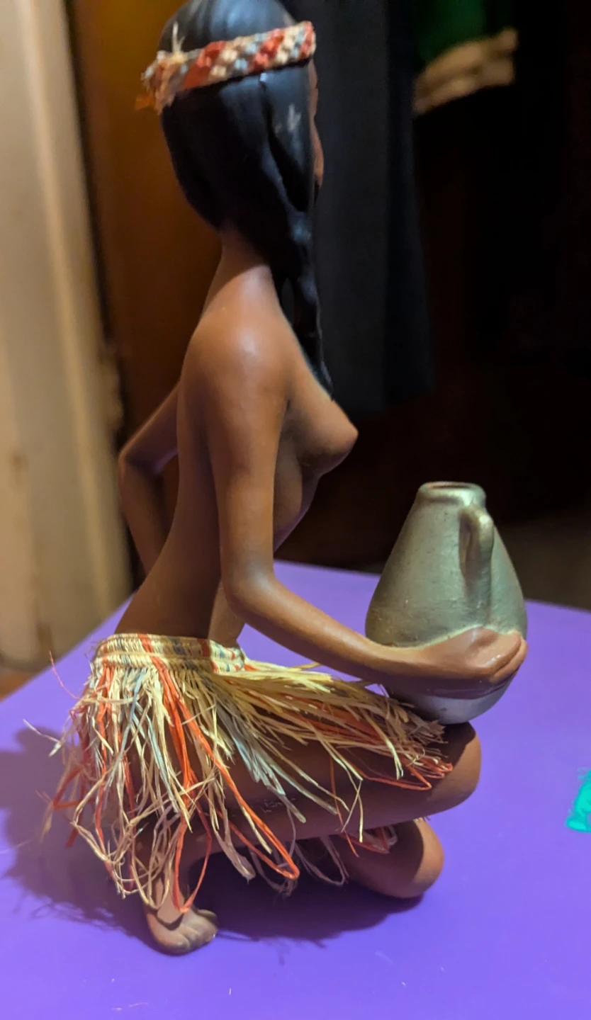Vintage Western Germany Hula Girl Figurine