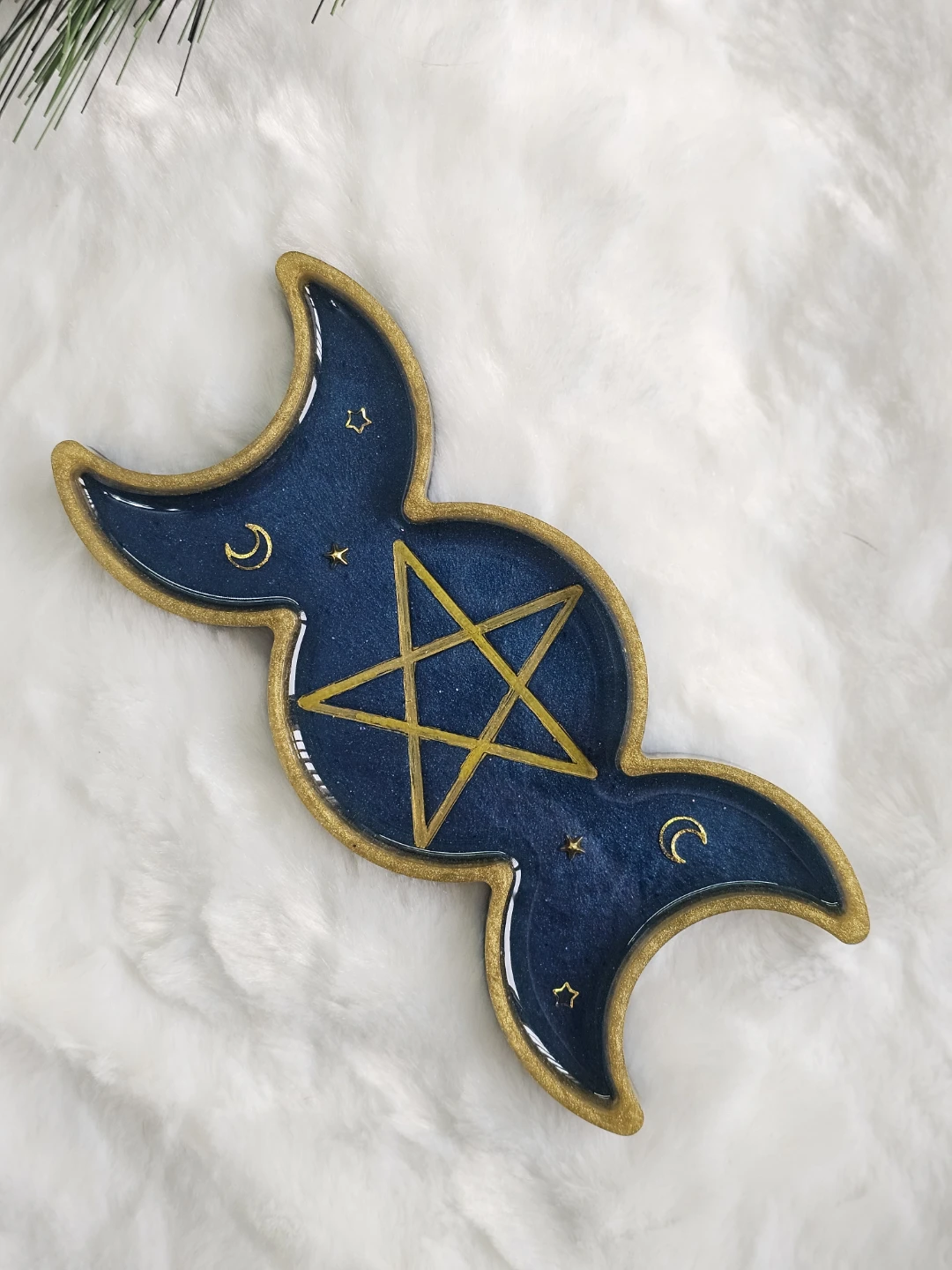 Triple Moon Goddess Trinket Tray - photo 3