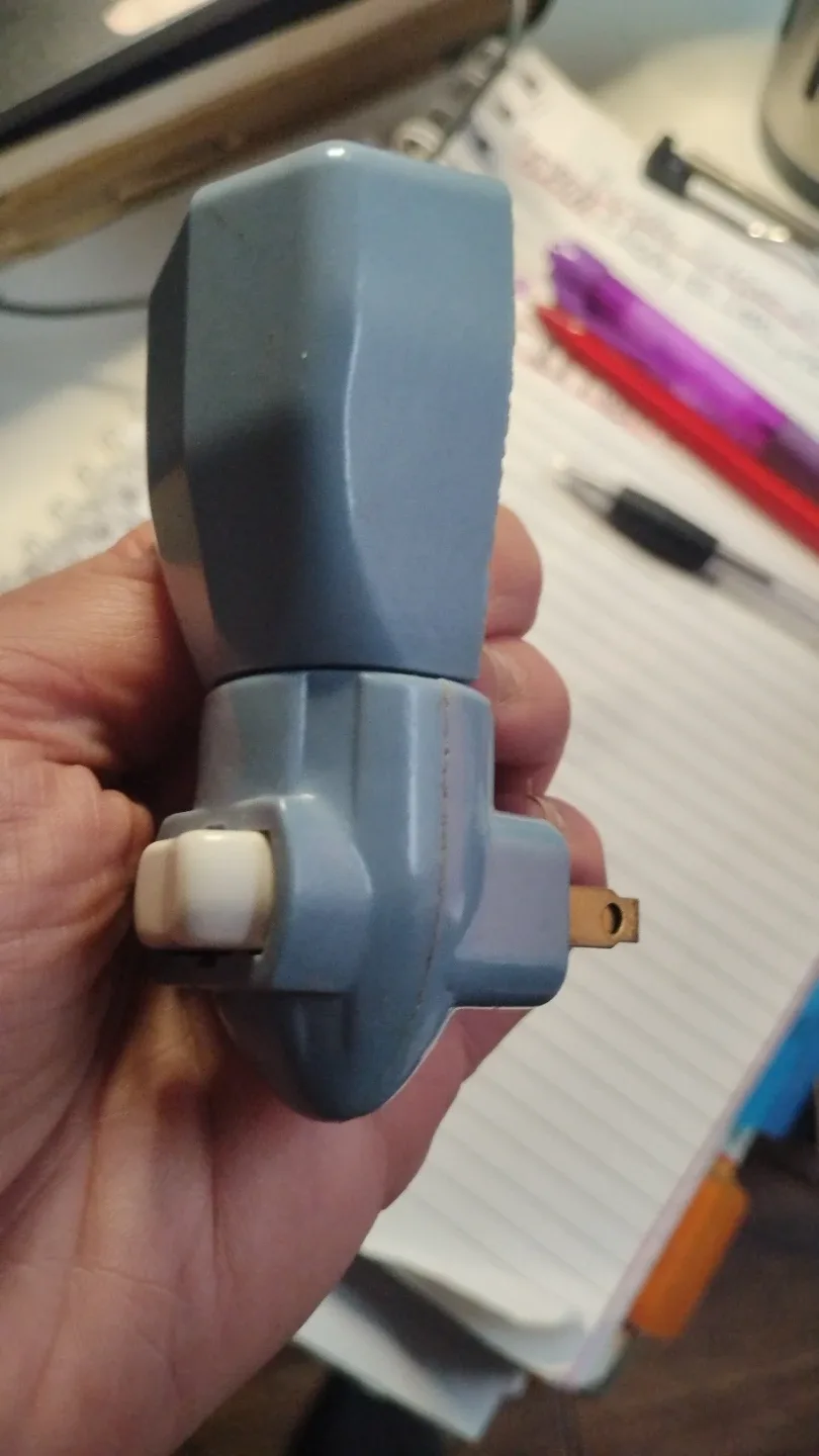 Vintage Blue Night Light