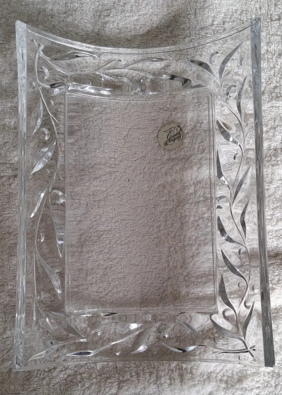 Cristal d'Arques 'Feuille' Picture Frame image indicator(5)