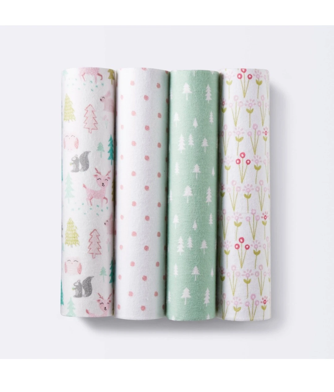 Cloud Island Flannel Blankets - Set of 4