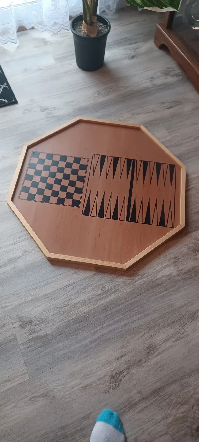 Crokinole/Checkers/Backgammon Game Board image indicator(2)