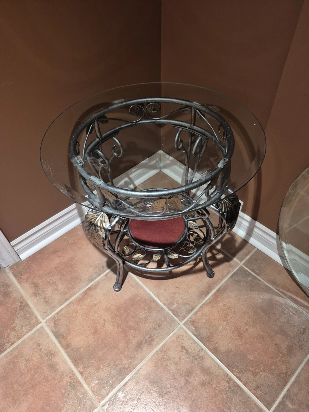 Glass Top Accent Table - photo 3