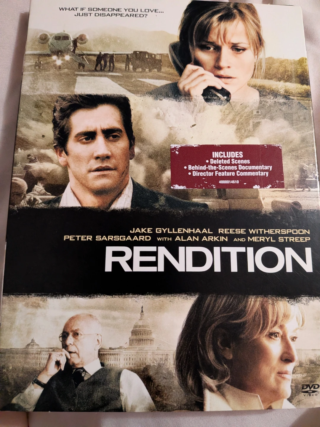 Rendition DVD Jake Gyllenhaal Reese Witherspoon