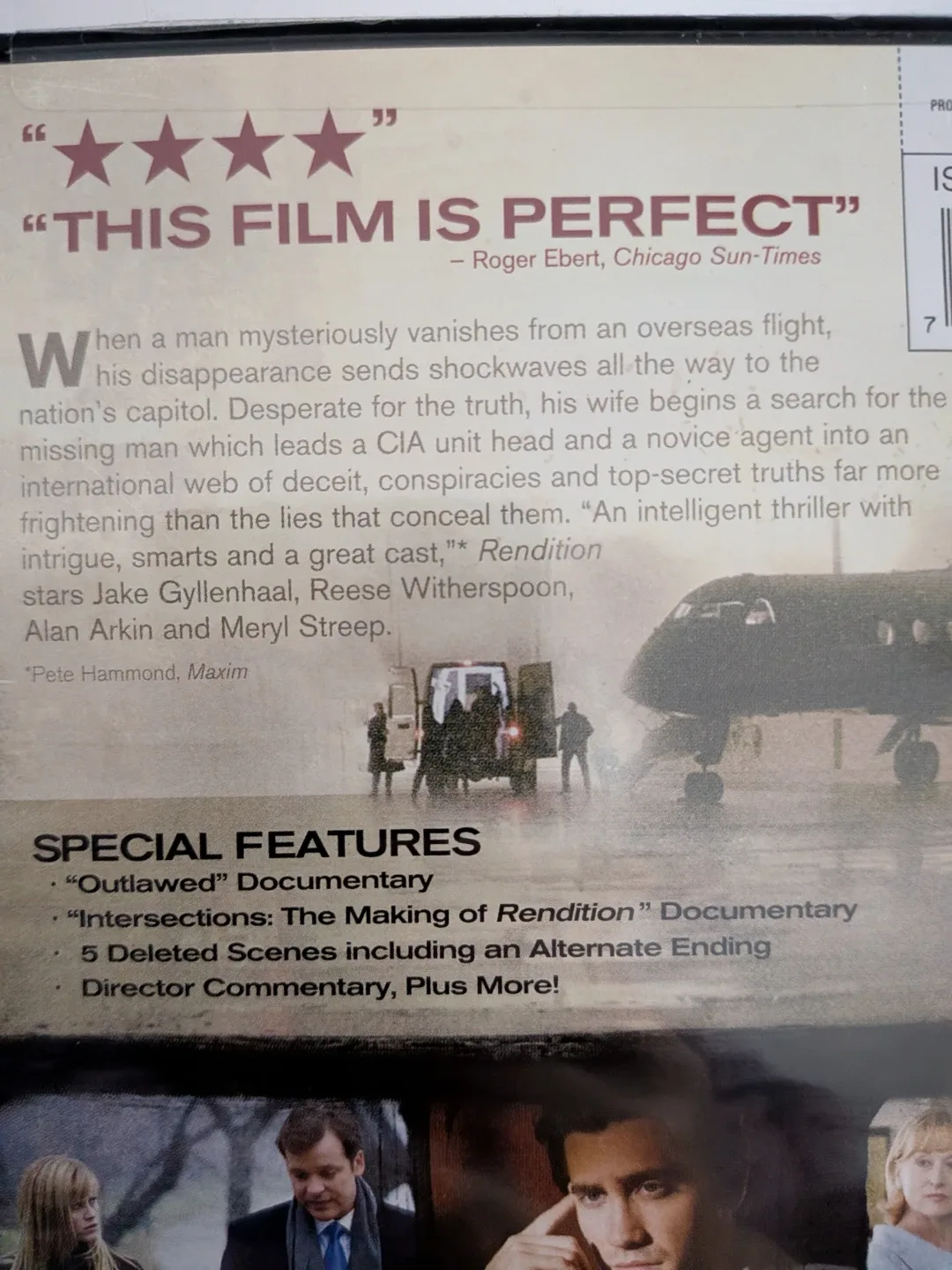 Rendition DVD Jake Gyllenhaal Reese Witherspoon image indicator(4)