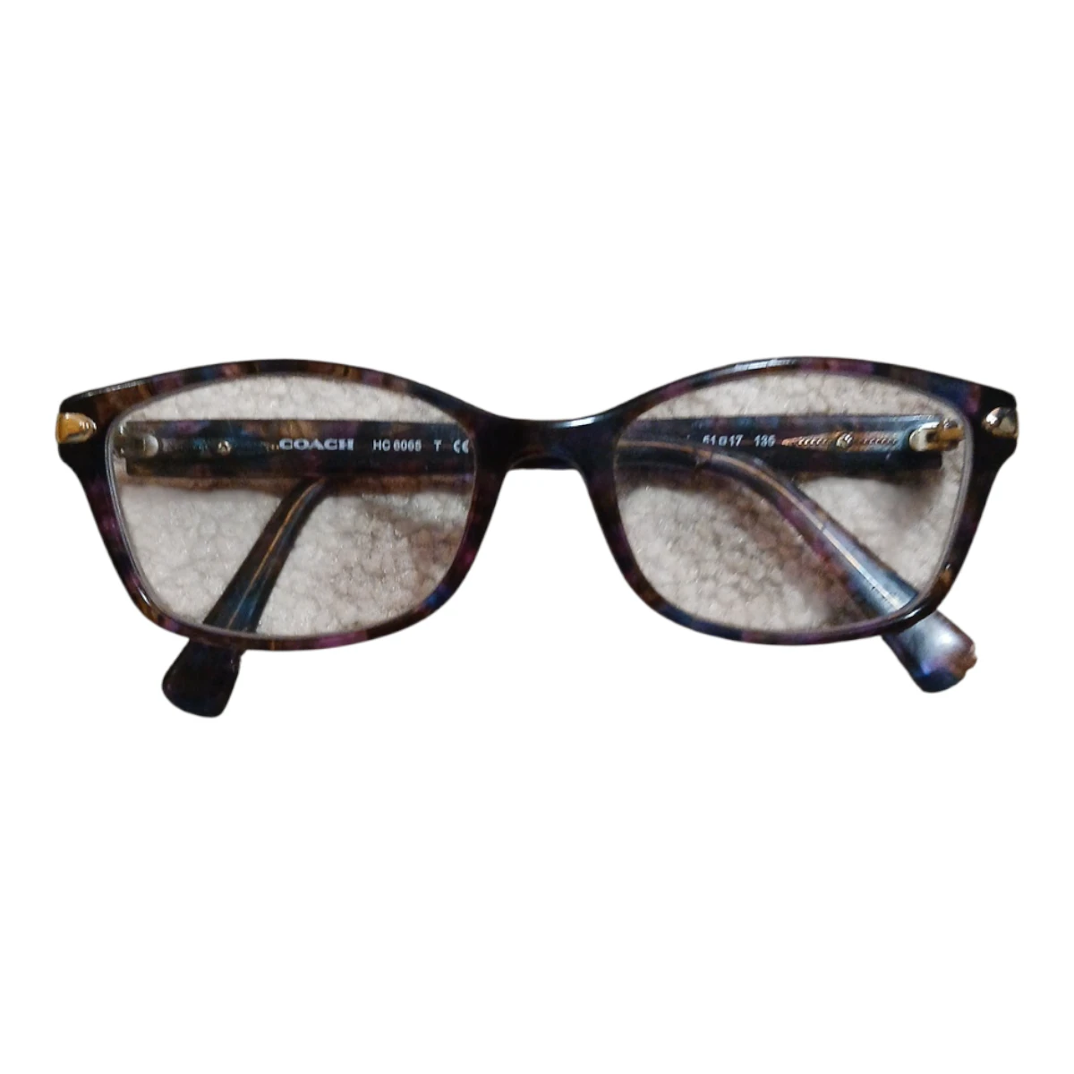 Coach HC 6065 Eyeglasses - Confetti Purple
