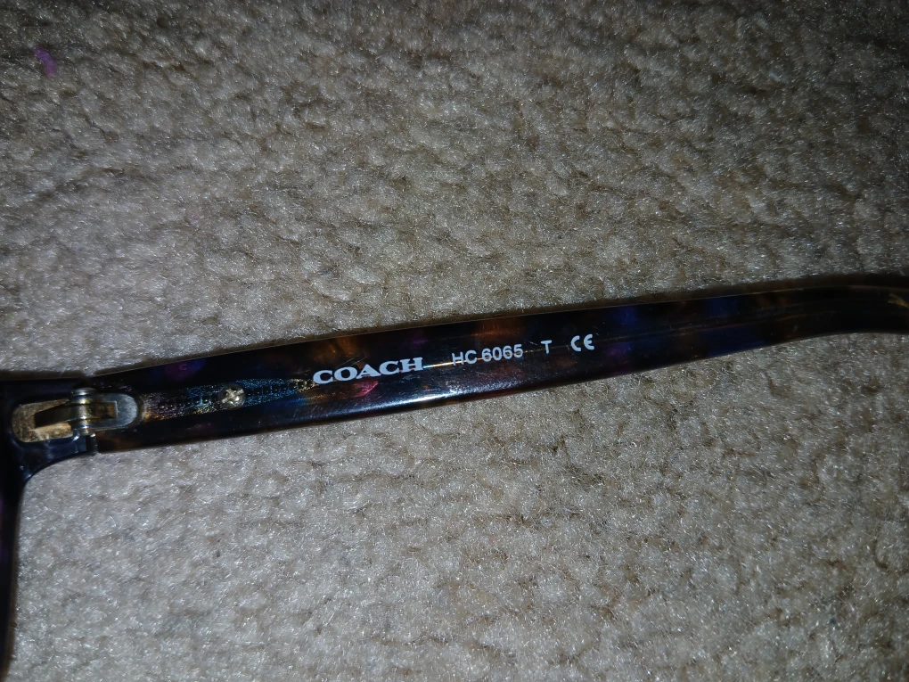 Coach HC 6065 Eyeglasses - Confetti Purple - photo 3