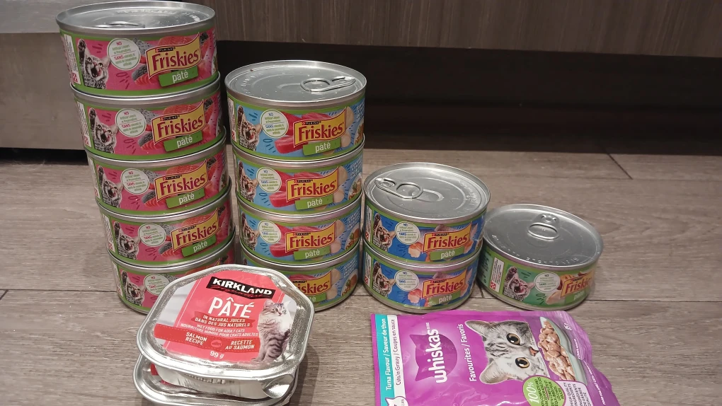 Assorted Cat Food