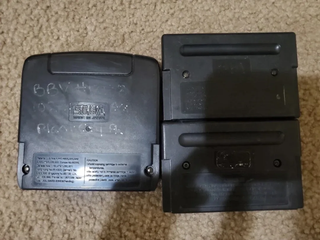 Sega Genesis System Console with Games image indicator(9)