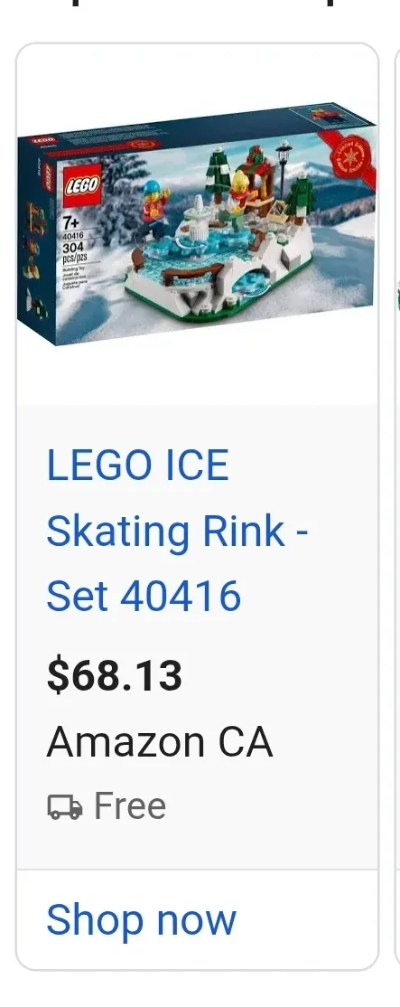 NEW LEGO ICE Skating Rink - Set 40416 image indicator(5)
