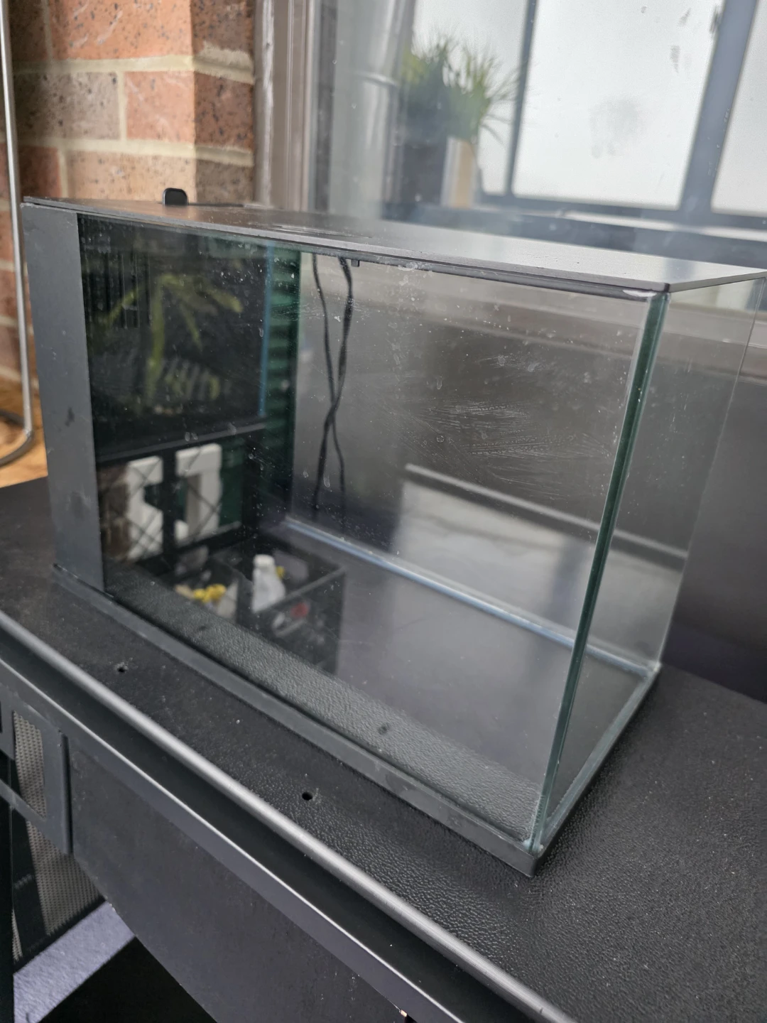 Small Black Aquarium Tank