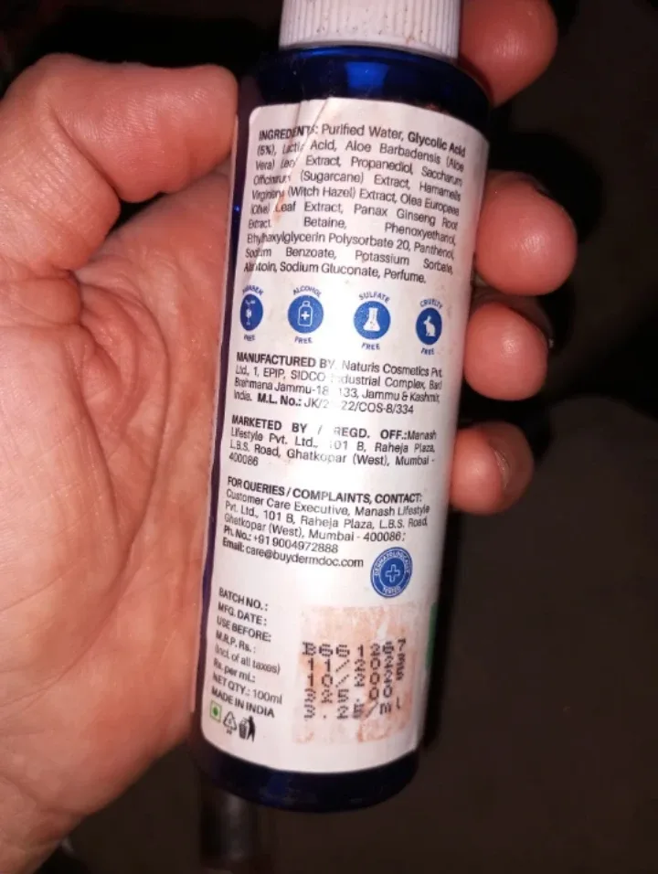 DERM DOC 5% Glycolic Acid Underarm Treatment image indicator(2)