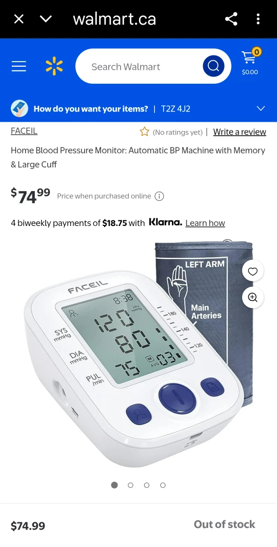 Portable Blood Pressure Monitor New