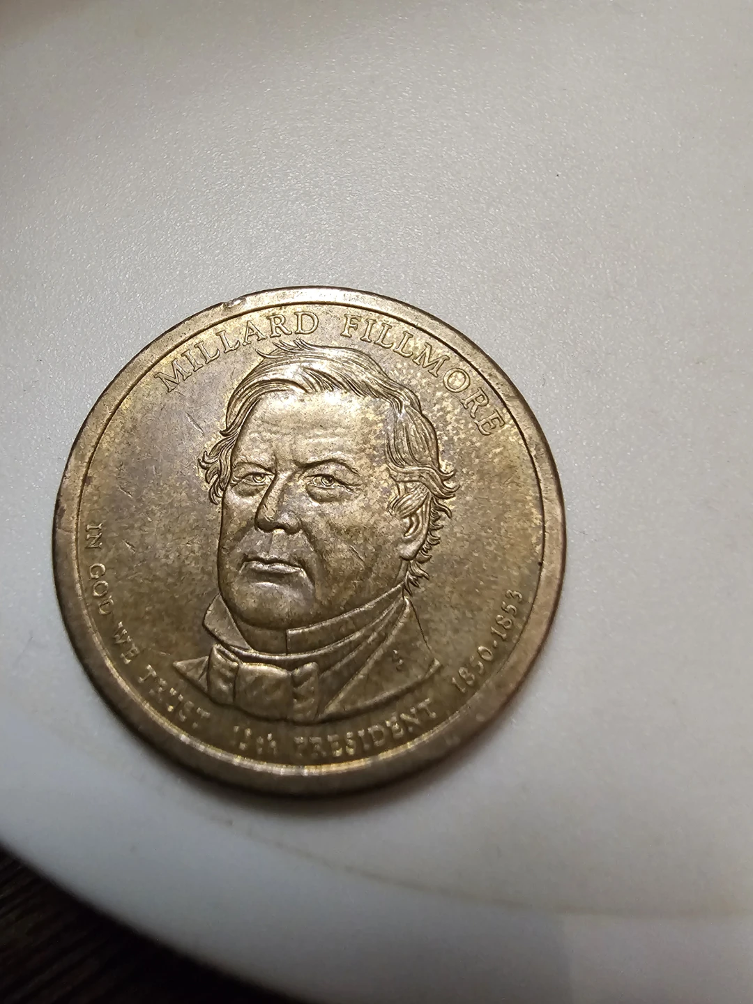 2010-P Millard Fillmore Presidential Golden Dollar Coin