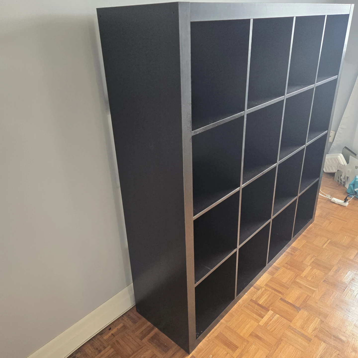 IKEA Expedit 4X4 Shelf Unit - Black Brown - photo 2